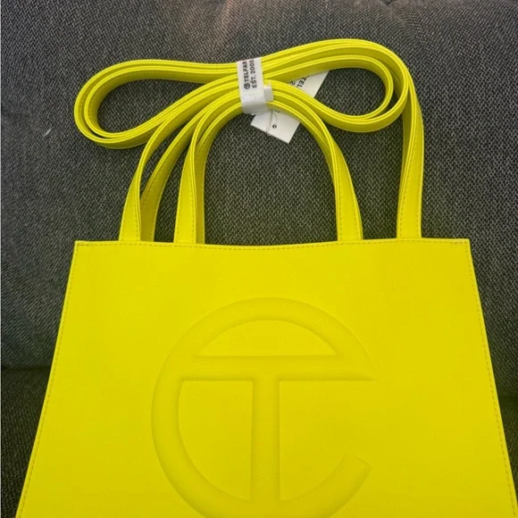 Telfar Bright Yellow Tote Bag - Picture 5 of 5